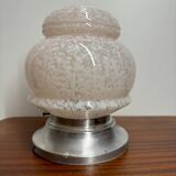 Ceiling light or glass lamp from Clichy Art Deco
