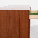 Small Danish sideboard in teak by Hundevad 1960s - 108 cm