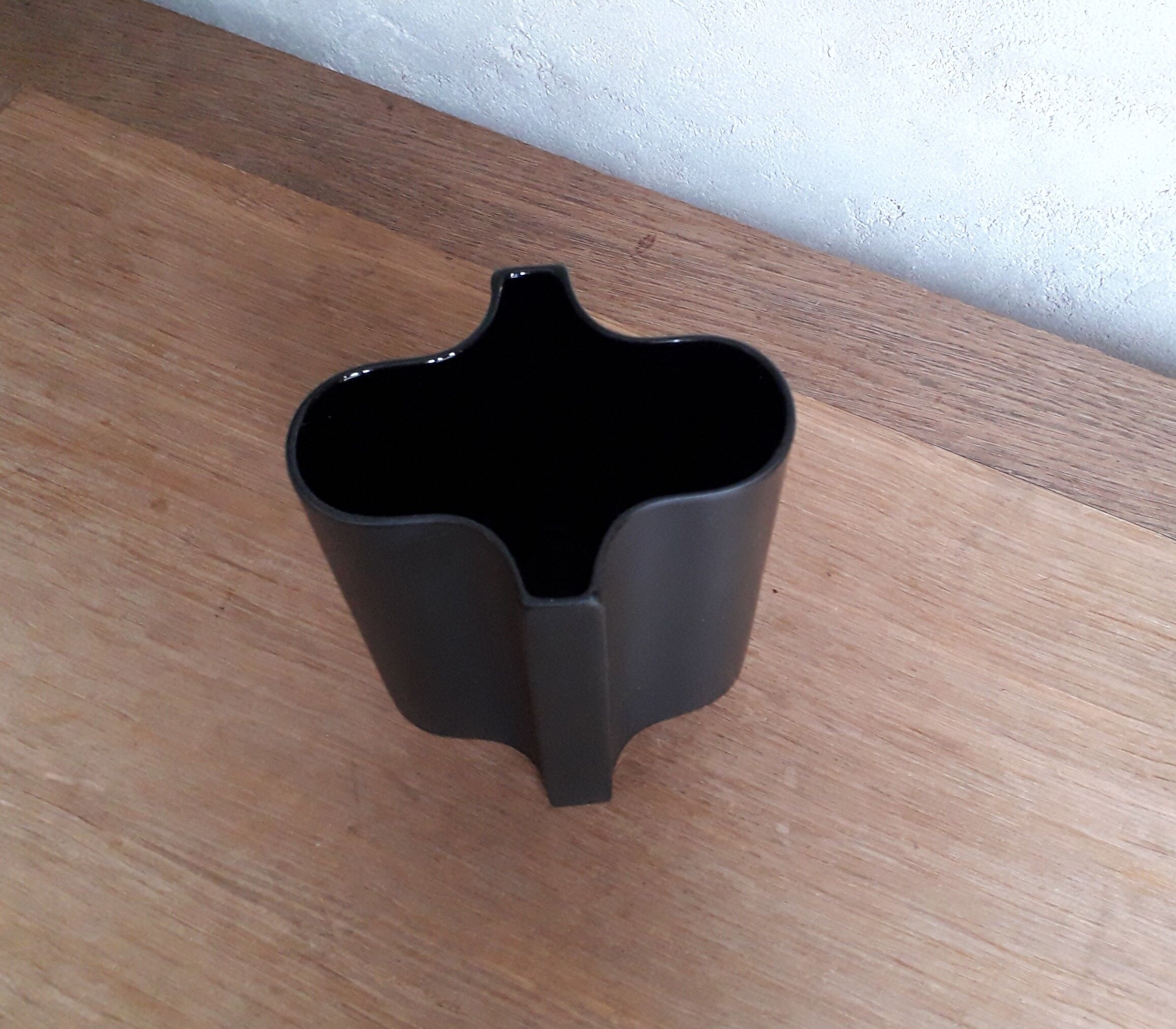 Black porcelain vases from Rosenthal Studio Linie