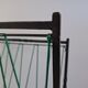1960 Czechoslovakian Mid-Century Magazine Rack with Green Wire