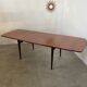 Table and 6 chairs teak wood Scandinavian design 60s vintage