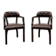 Set of English Chesterfield Desk Chairs