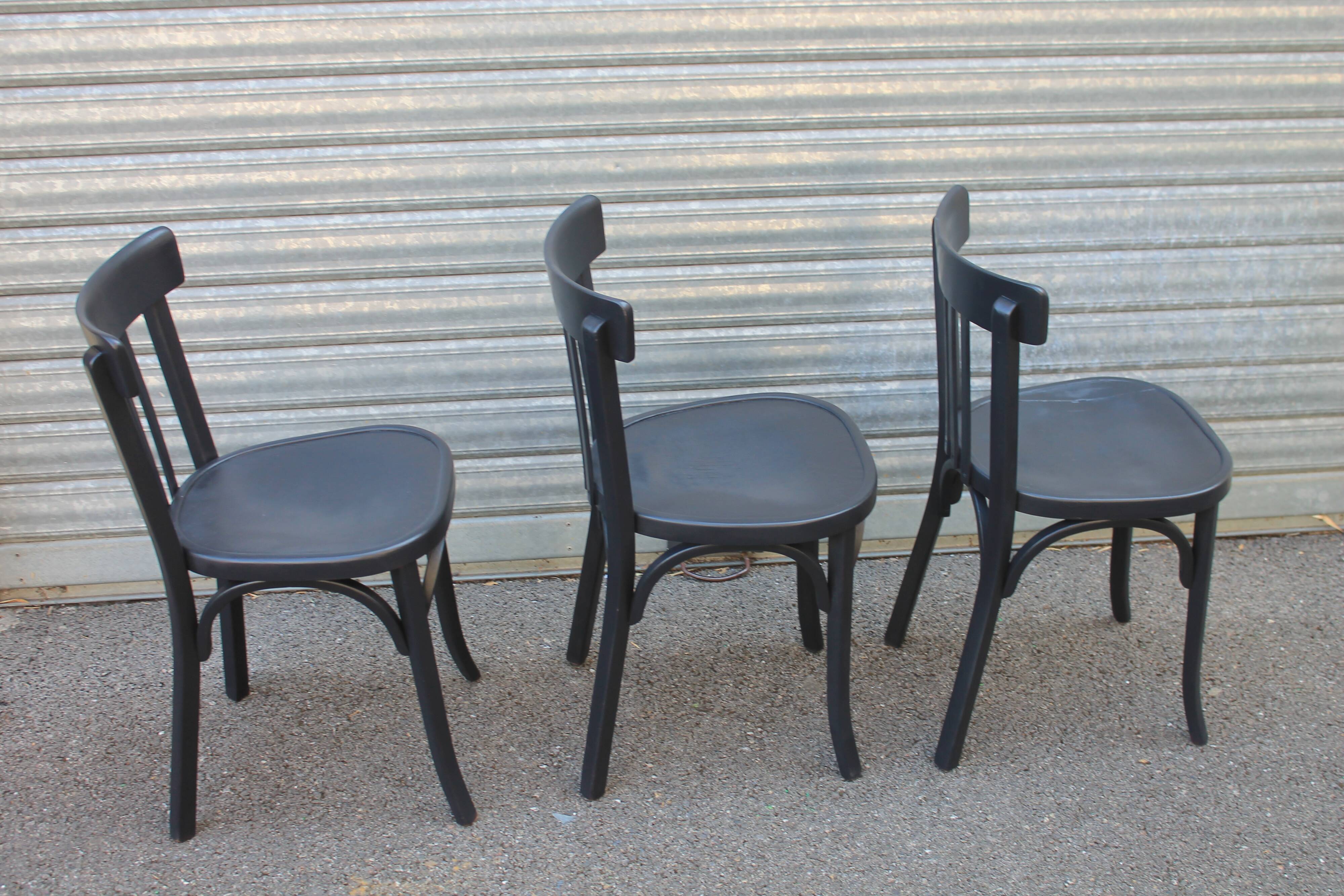 Set of 6 Baumann bistro chairs