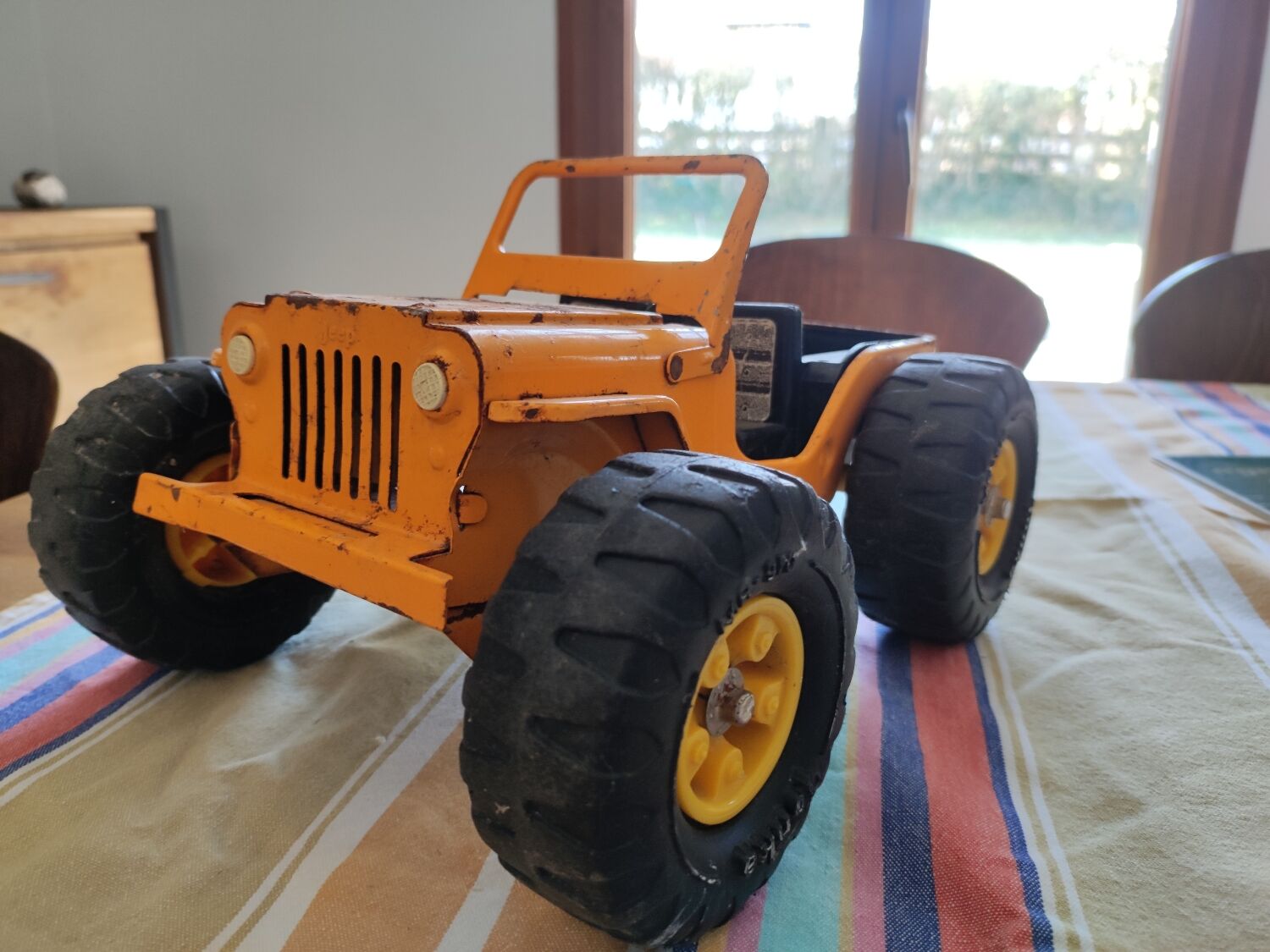 Old toy jeep