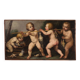 17th century Italian school painting, cherub games