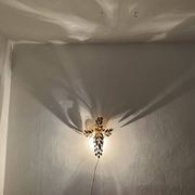 Hollywood Regency Gilded Wall Lamp by Hans Kögl