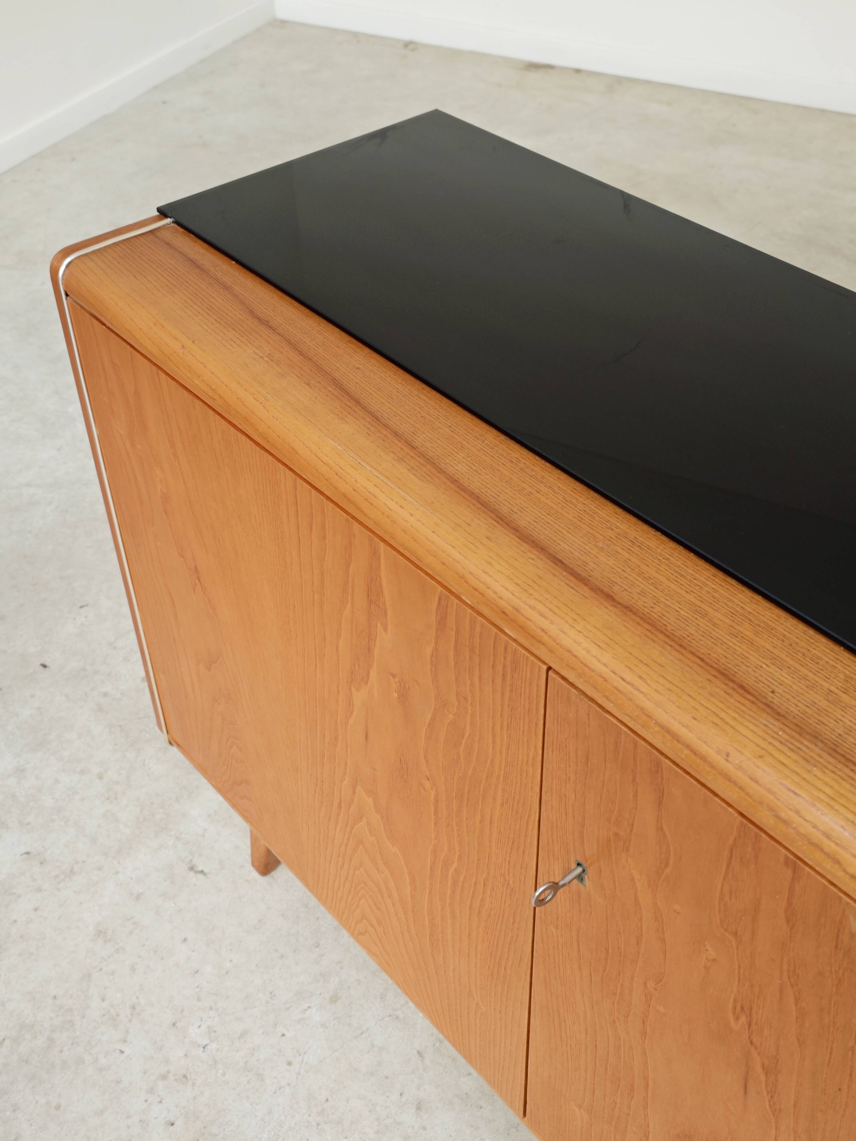 Jitona U-369 low sideboard by Bohumil Landsman and Hubert Nepozitek 1960