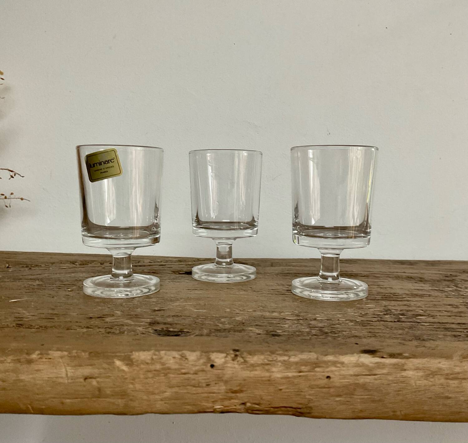 6 LUMINARC liqueur glasses