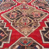 Tapis ancien caucasien karabagh fait main 115x270 cm