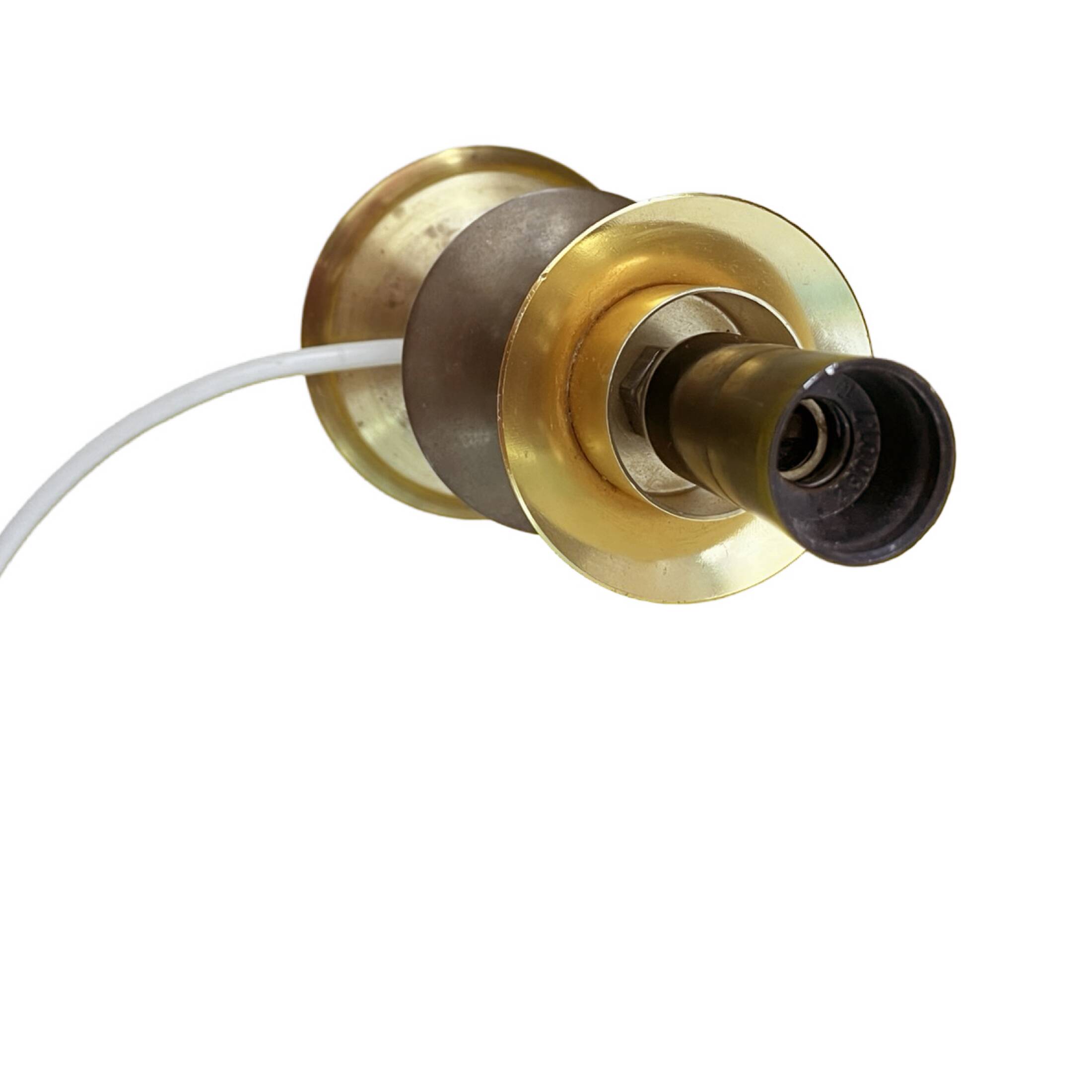 Brass night lamp, Kolarz, Germany, 1970s.