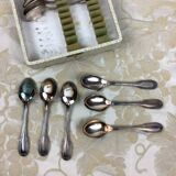 Box of 12 old spoons