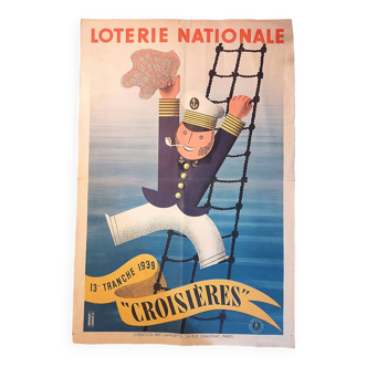 Affiche "Croisières" 1939