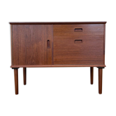 60s 70s teak sideboard Credenza cabinet Danish Modern Design Denmark 70s