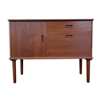 60s 70s teak sideboard Credenza cabinet Danish Modern Design Denmark 70s