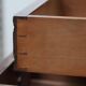 Rare bureau partenaires double caisson Hampton & Son Pall Mall bois dur