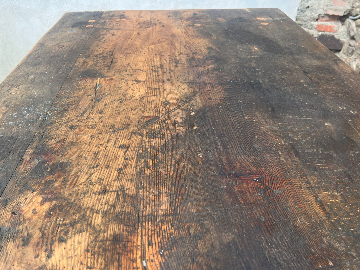 Large antique trade table