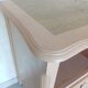 Peach-coloured TV unit