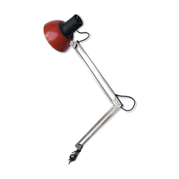 Lampe d'architecte rouge   patented  finlande