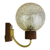 Applique globe verre années 60 style scandinave 