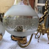 Lustre laiton vintage et ses apiques