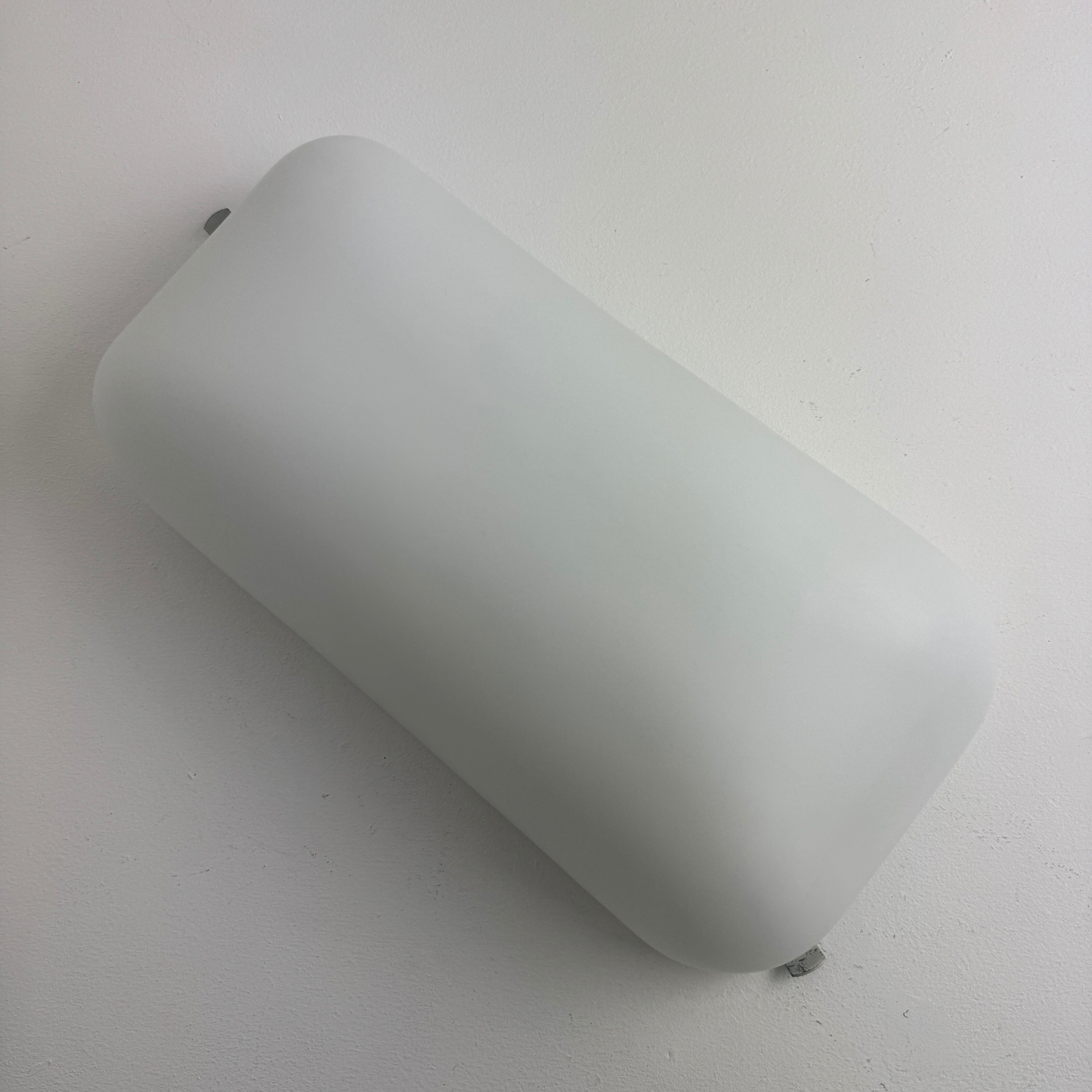 VINTAGE XL RECTANGULAR OPALINE WALL LIGHT "VITOUVER"