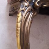 Gilded wooden console marble Louis XV style