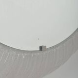 Mirror by Erco Leuchten with plastic edge and lighting, 1970s