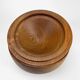 Wooden bowl turned bell shape