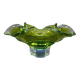 Bol en verre vert du milieu du siècle par Josef Michal Hospodka, années 1970.