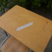 Child's desk and his chair