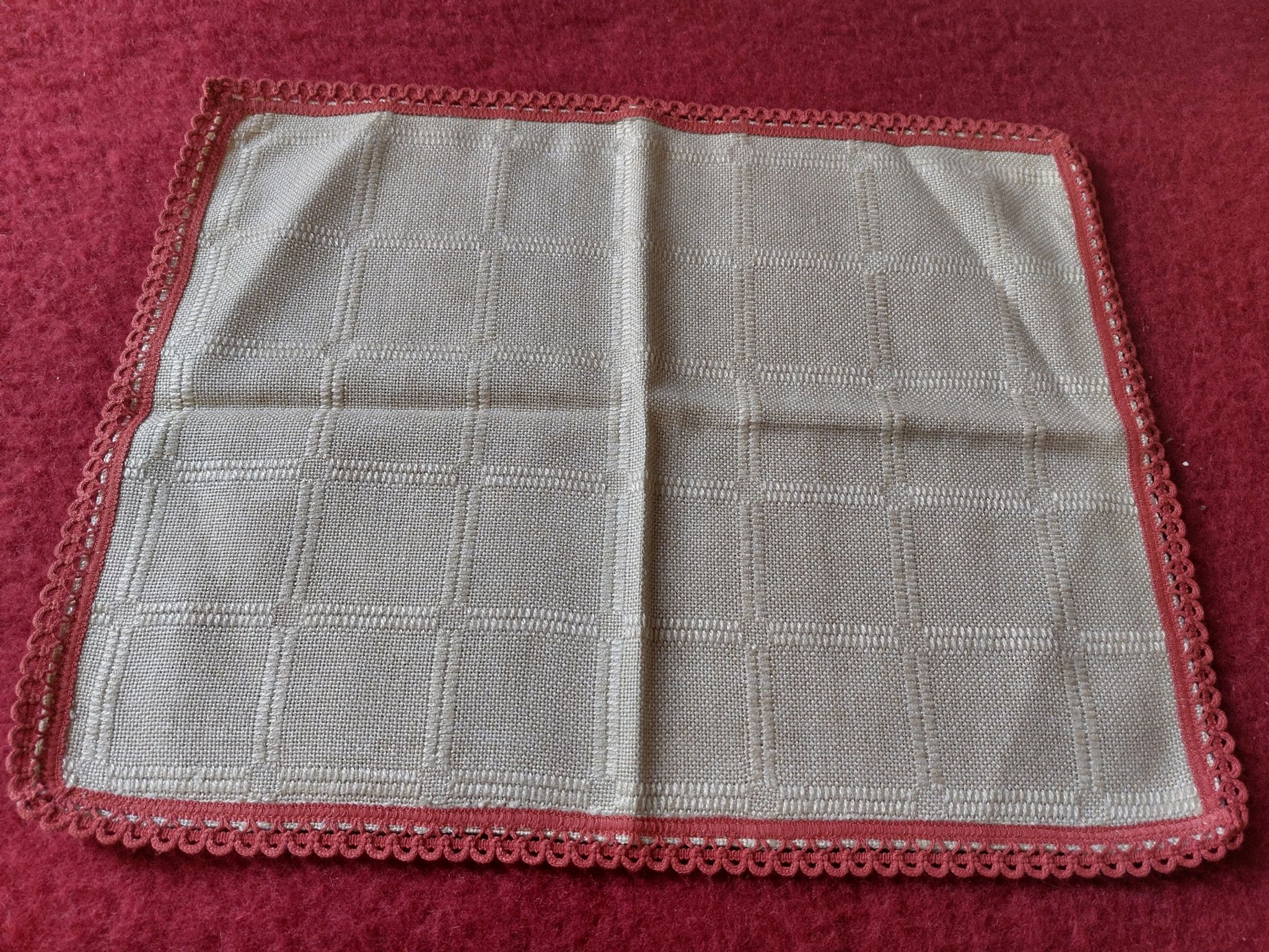 Set of 5 Vintage placemats