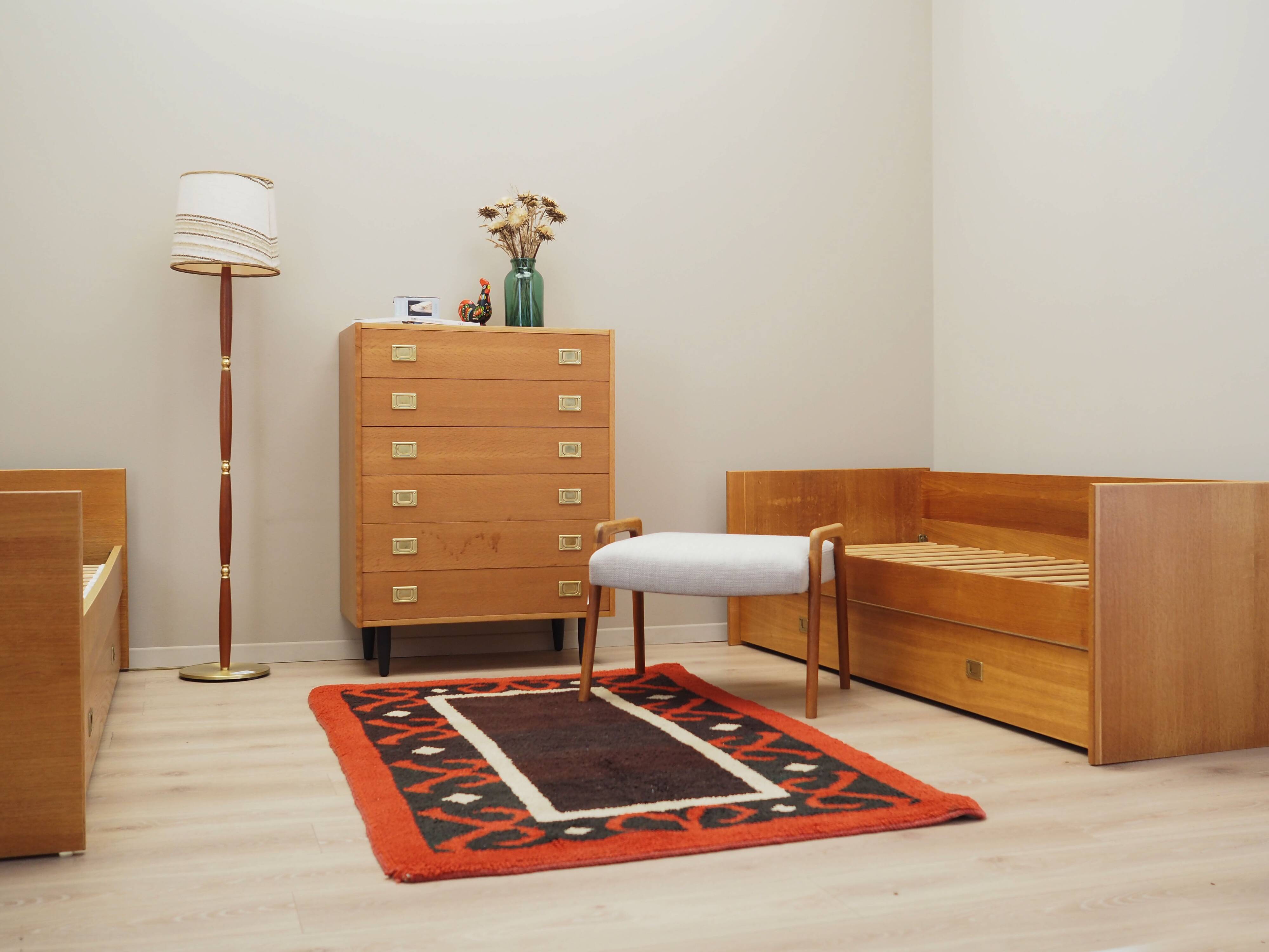Ash bed, Danish design, 1970s, production: Denmark