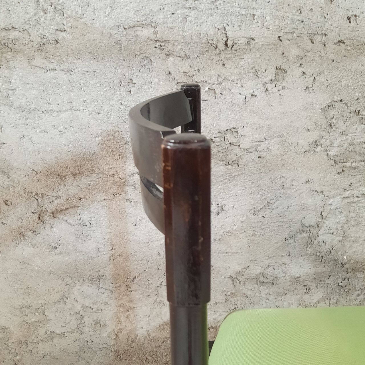 Six 50's chairs - varnished wood