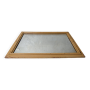 Miroir vintage en bois peint
