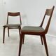 Teak Boomerang Dining Chairs by A.E.Christensen set of 2