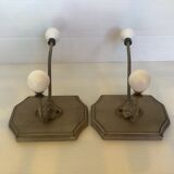 Pair of double porcelain hooks