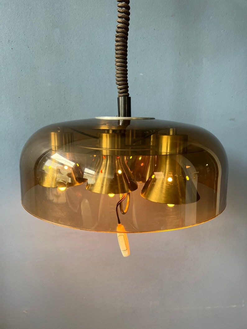 Pendant lamp Herda space age 70s