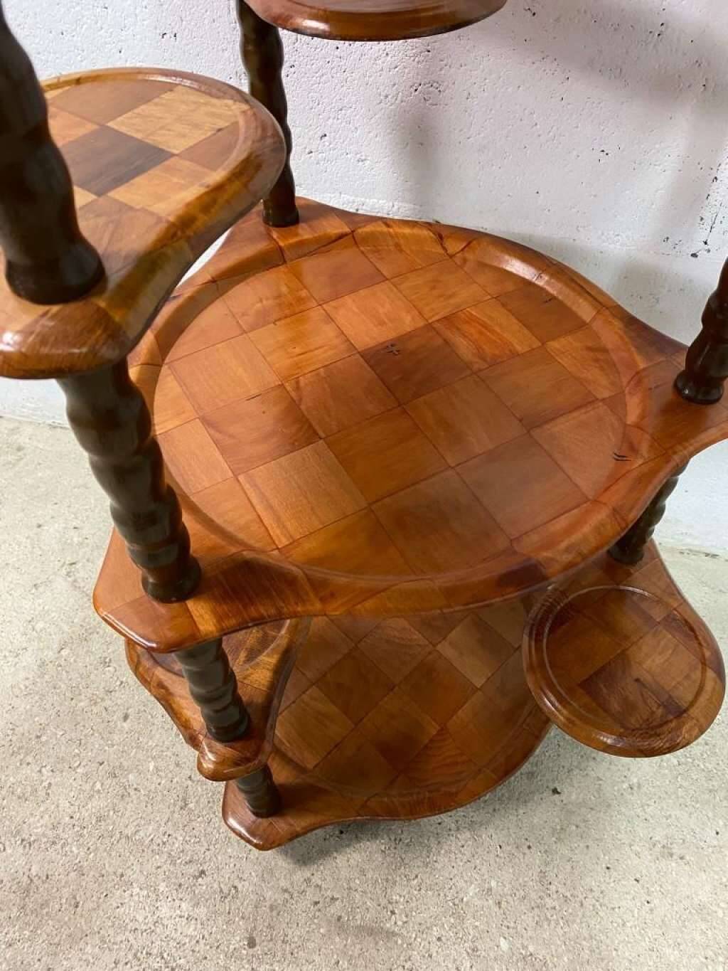 Vintage plant table / shelf / stand