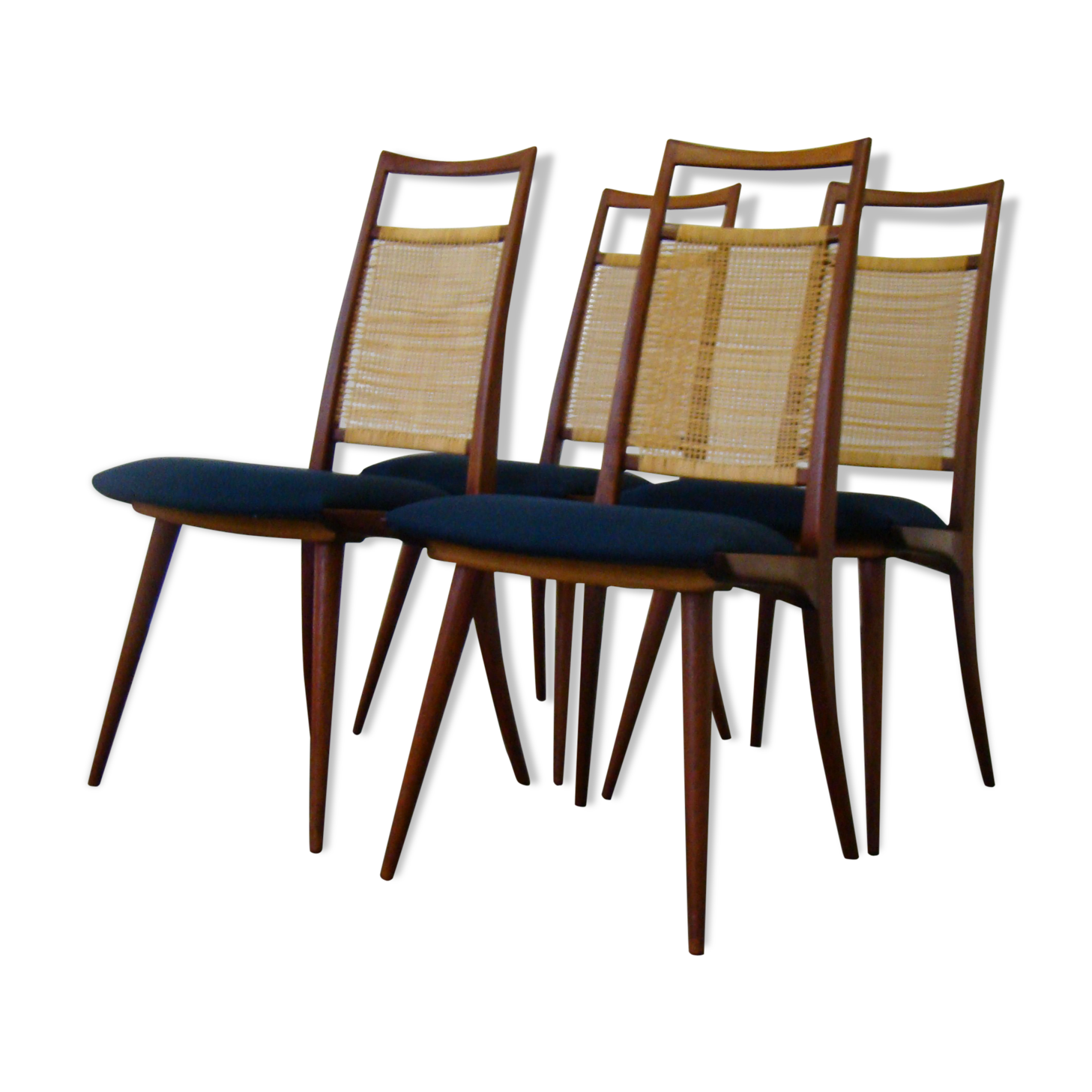 Quatre chaises vintage pour Lubcke