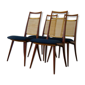 Quatre chaises vintage pour Lubcke