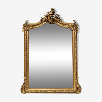 Miroir 151x108 cm ancien louis XV époque Napoléon III
