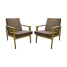 Pair of chairs Danish style casual tone 1960