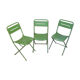 Set of 3 folding chairs