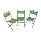 Set de 3 chaises pliantes