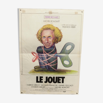 Affiche 40X60 "Le jouet" par Pierre Richard 1976