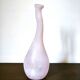 Satin-finished Italian art glass vase – Hand-blown glass, 20th century