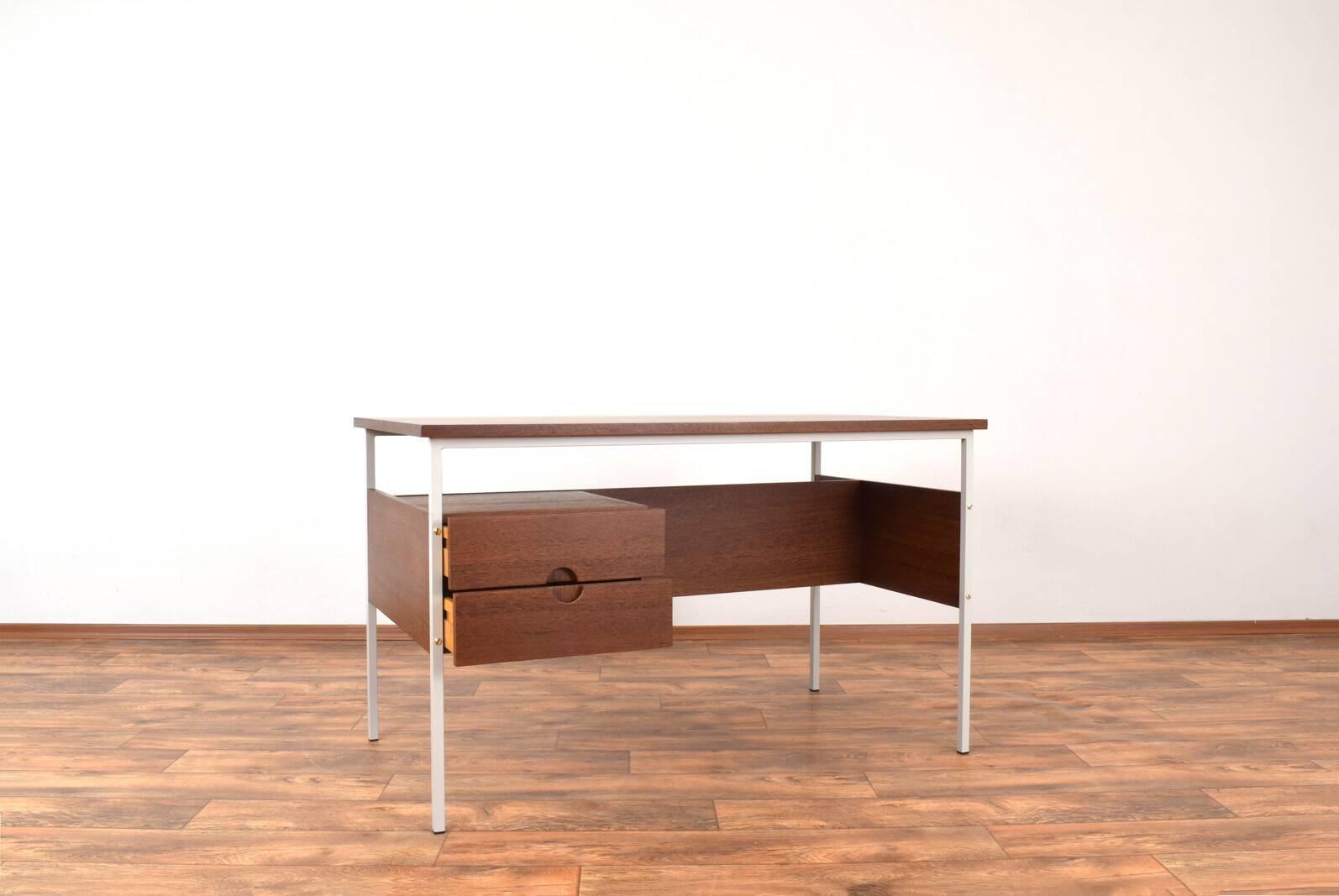 Mid-Century Danish Teak Desk, 1970s.