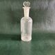 Flacon d’apothicaire ancien en verre, vers 1900