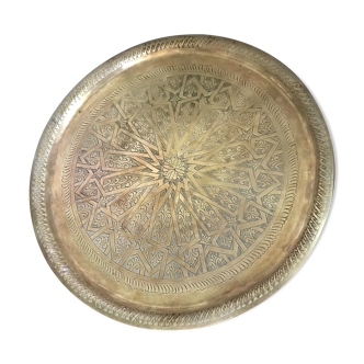 Brass tray - 40 cm