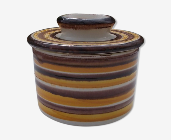 Beurrier en faience